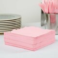 Creative Converting 58158B Classic Pink 3-Ply 1/4 Fold Luncheon Napkin, 500PK P1/4PP